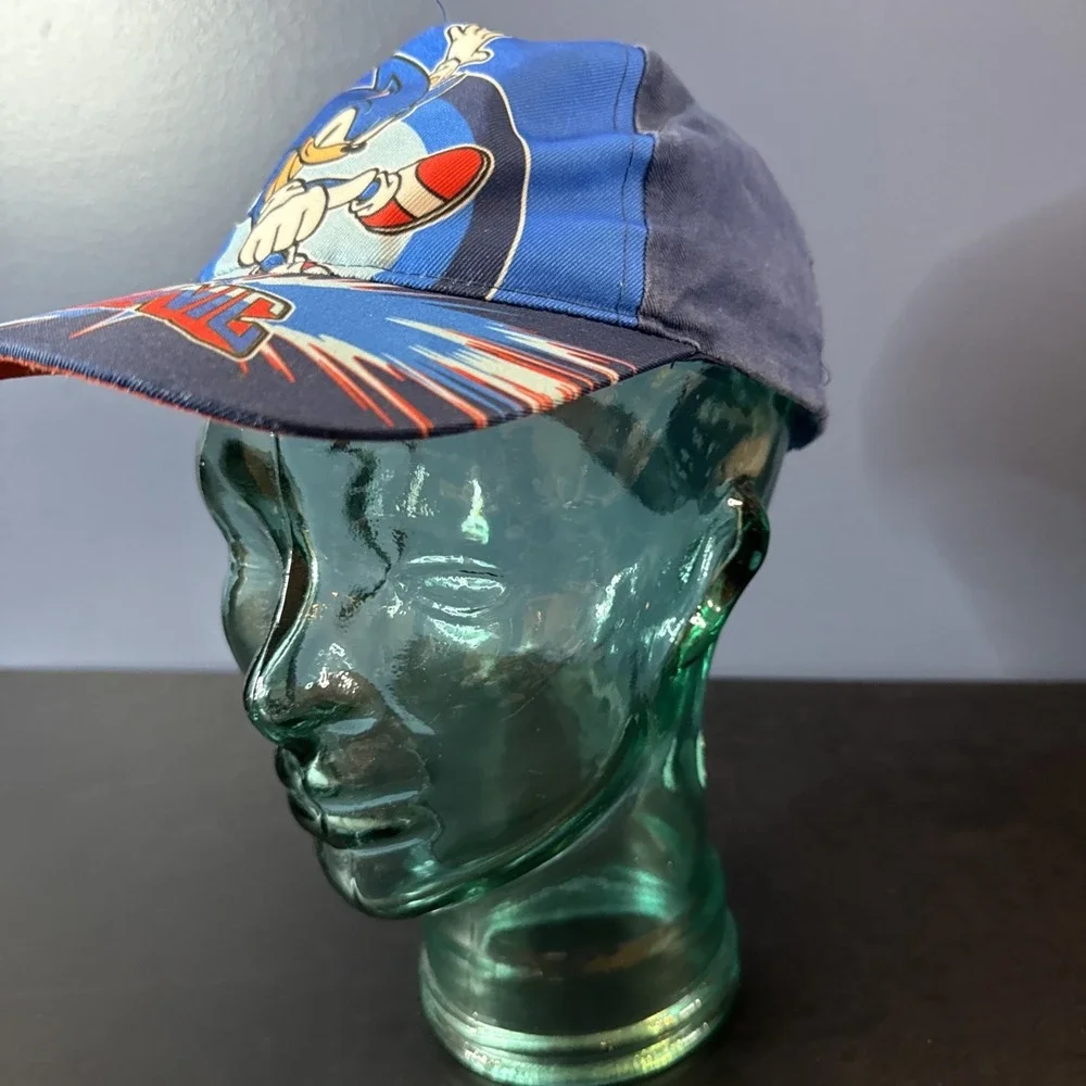 Sonic The Hedgehog  Baseball CAP HAT Adjustable‎ Boys  Gamer Hat Blue